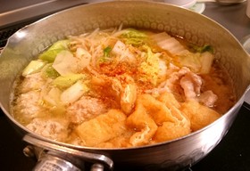 即興の味噌ちゃんこ鍋